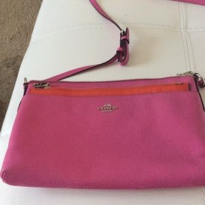 Coach cross body purse